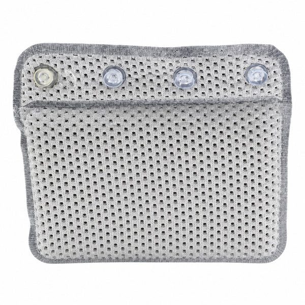 Cushioned Bathtub Pillow with Suction Cups | 4 Assorted Colours, 29 x 30 x 5.5cm