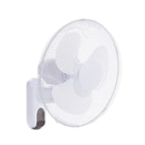 Daewoo 16 Inch Wall Fan with Remote Control | 3 Speeds, 7.5 Hour Timer