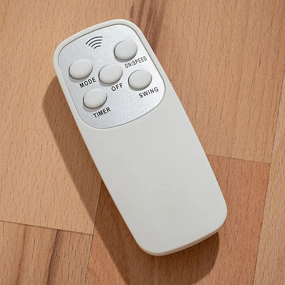 Daewoo 16 Inch Wall Fan with Remote Control | 3 Speeds, 7.5 Hour Timer