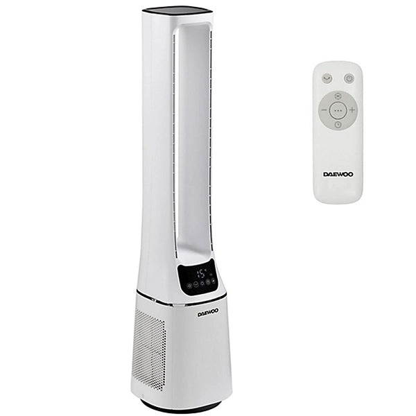 Daewoo 2 in 1 Bladeless Tower Fan and Purifier | Remote Control, Timer