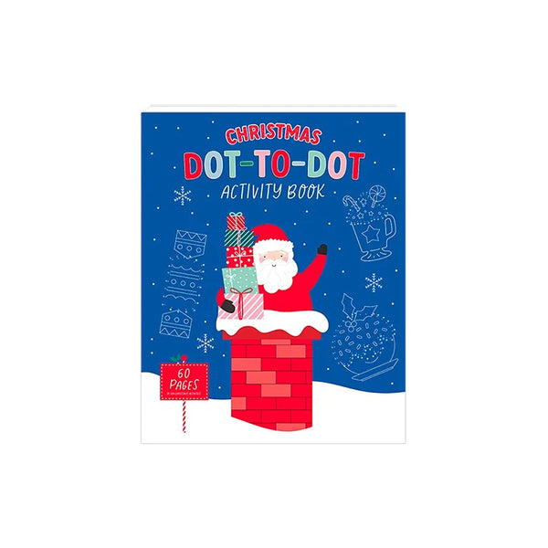 Christmas Dot-To-Dot & Activity Book | 60 Pages, Assorted Designs, Large Outlines