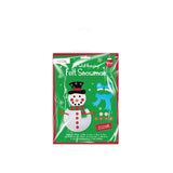 Christmas DIY Felt Snowman Wall Hanging Craft Kit | 100 cm, assorted colours