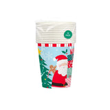 Christmas Kids Printed Paper Cups | 270ml, Pack of 10, Assorted Designs