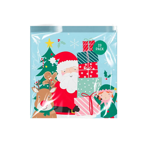 Christmas Kids Printed 3 Ply Paper Napkins | Assorted Designs, Pack of 20