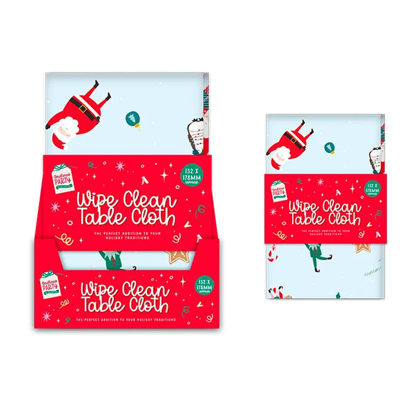Christmas Kids Printed Tablecloth | Wipe-Clean, Reusable, Assorted Designs