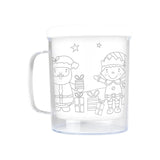 Christmas Colour Your Own Festive Mug | Includes Two Markers, Assorted Designs