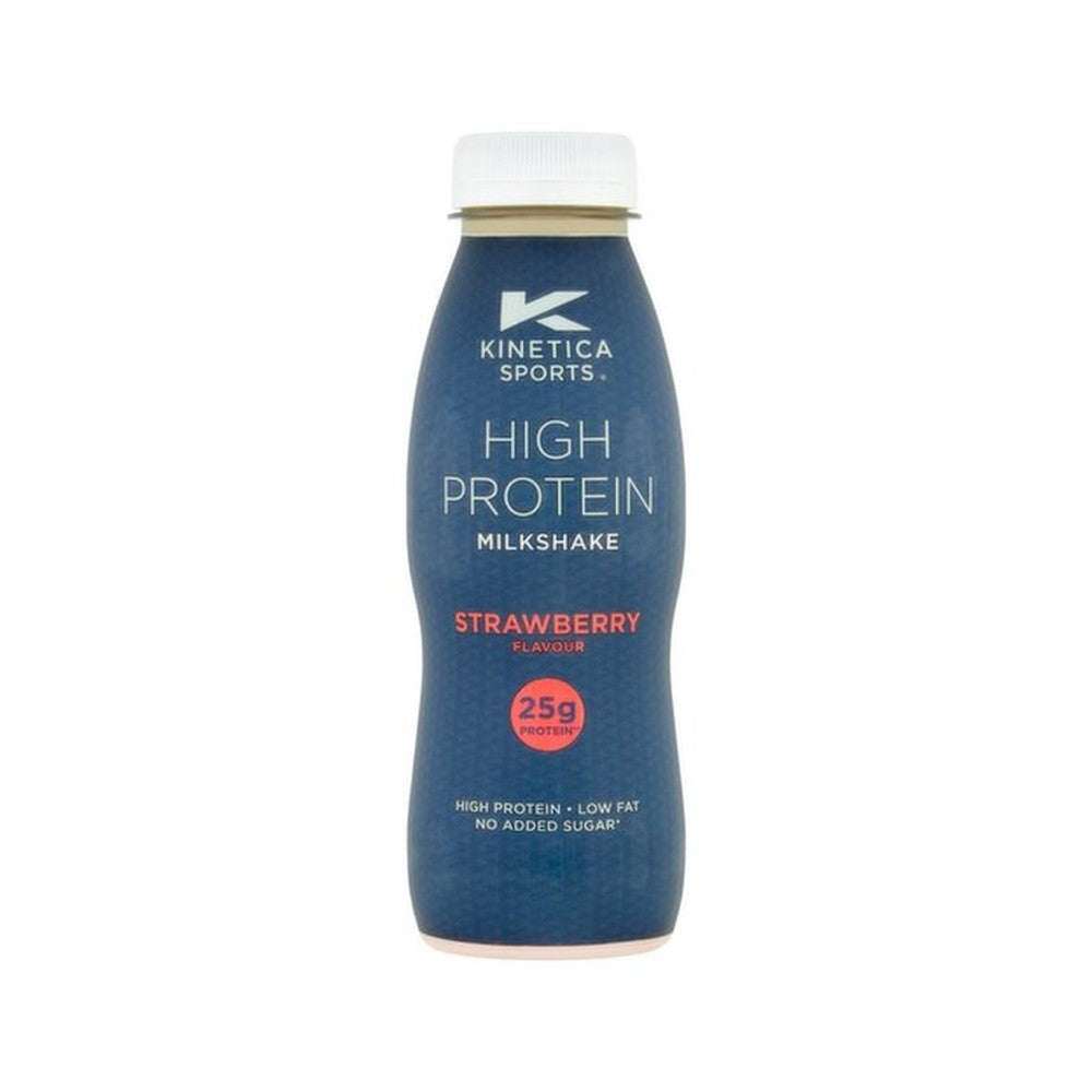 Kinetica Strawberry Protein Milk Drink | 330ml, 25g Protein, No Added Sugar