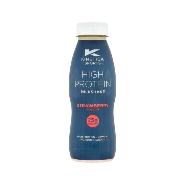 Kinetica Strawberry Protein Milk Drink | 330ml, 25g Protein, No Added Sugar