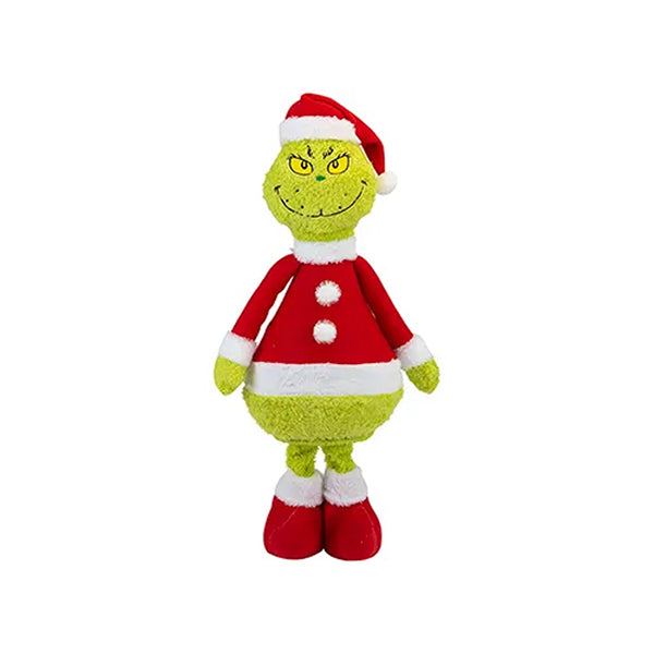 Christmas Grinch Plush Ornament | 60cm, Santa Outfit, Lime Green