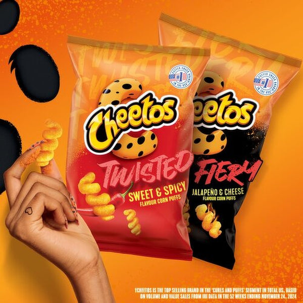 Cheetos Jalapeño and Cheese Spiral Corn Puffs | 105g, Crunchy Texture