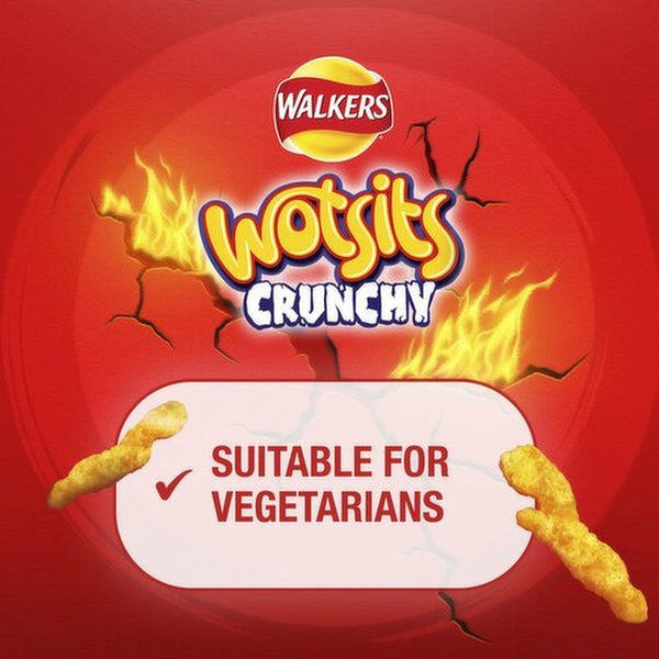 Wotsits Crunchy Twisted Sweet & Spicy Corn Puffs | Sharing Bag, 140g