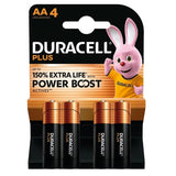 Duracell Boost AA Batteries | Pack of 4, Up to 150% Extra Life, Copper-Top