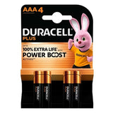 Duracell Boost AAA Batteries | Pack of 4, Power Boost, Up to 100% Extra Life