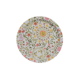 Decoris Tulip Floral Round Decorative Tin Plate | 32cm, Multicolour