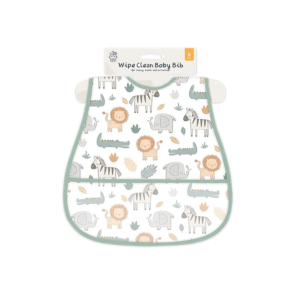 Wipe Clean Baby Bib - Easy Care - 35cm x 28cm