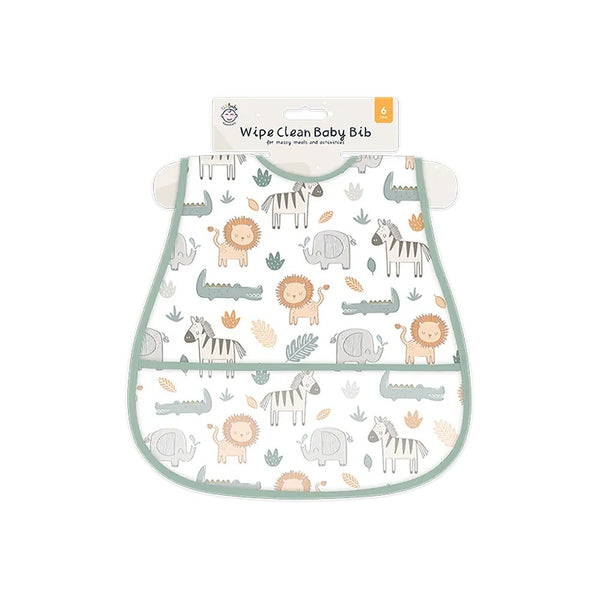 Wipe Clean Baby Bib - Easy Care - 35cm x 28cm