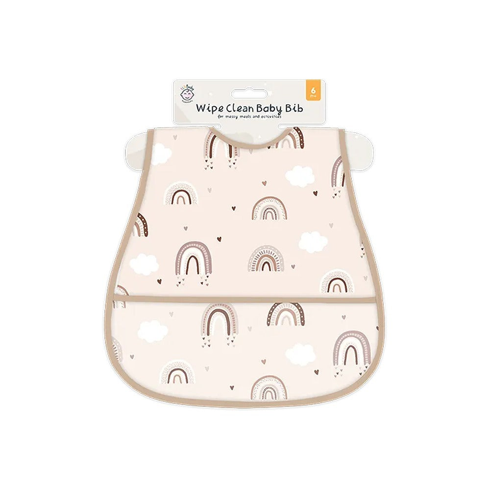 Wipe Clean Baby Bib - Easy Care - 35cm x 28cm