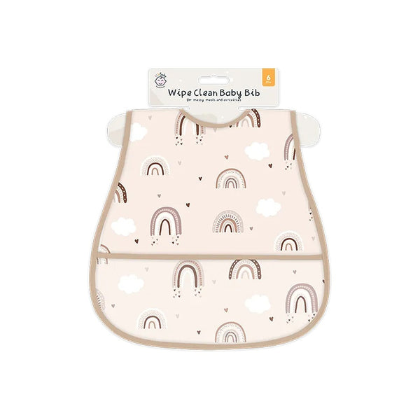 Wipe Clean Baby Bib - Easy Care - 35cm x 28cm