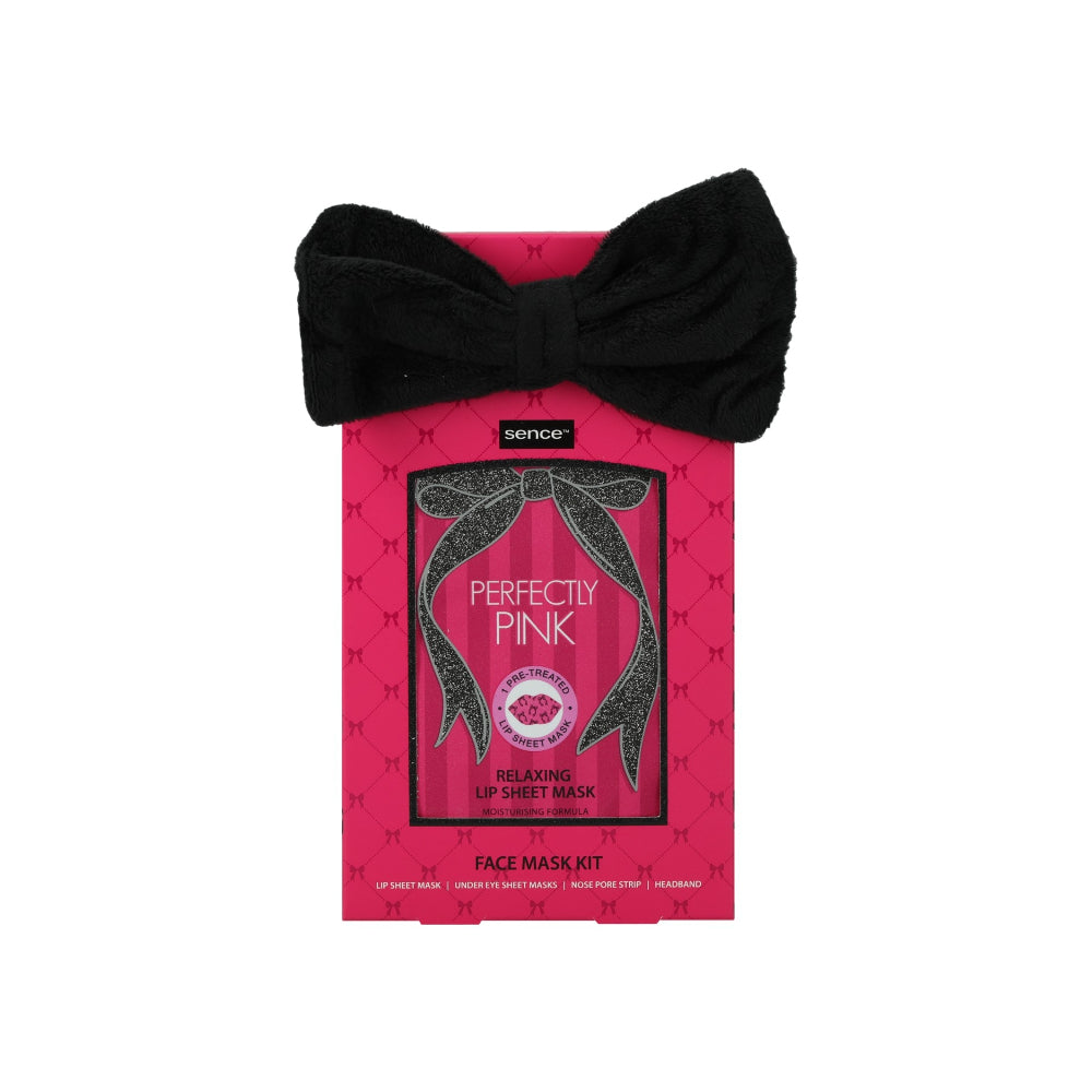 Sence Collecton Glitz & Glam Face Mask Kit | 4 Pieces, with Headband