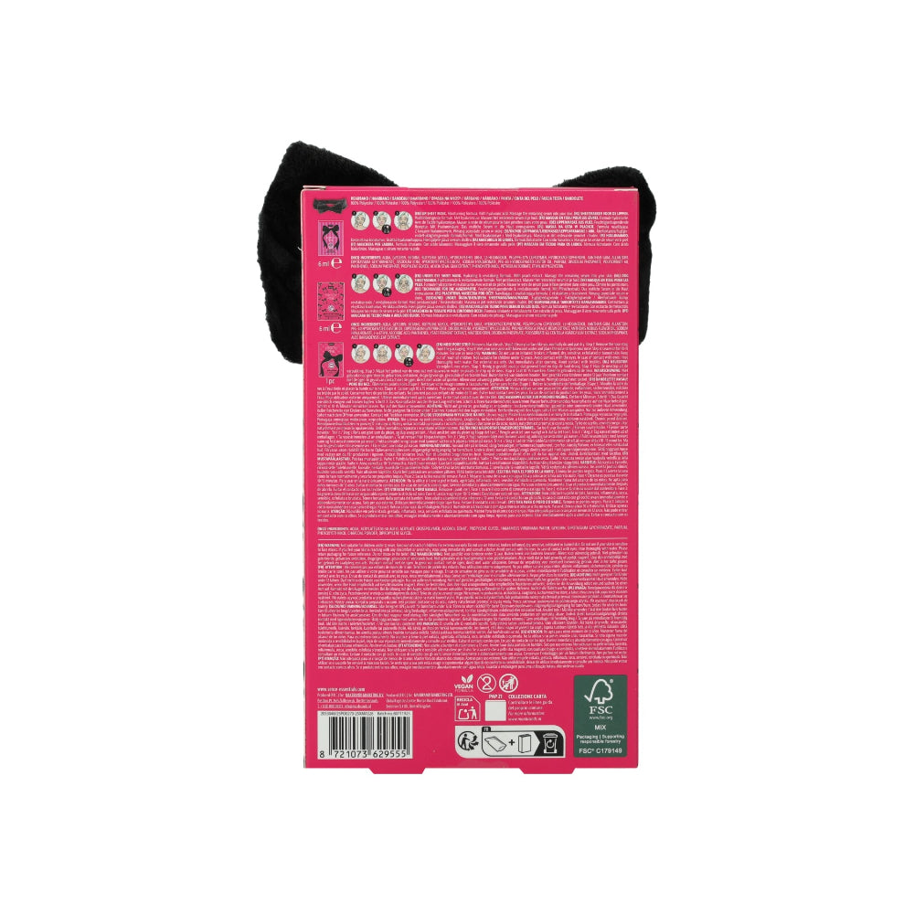 Sence Collecton Glitz & Glam Face Mask Kit | 4 Pieces, with Headband