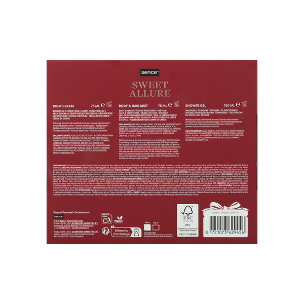 Sence Collecton Night Luxe Body Care Gift Set | 3 Body Care Pieces