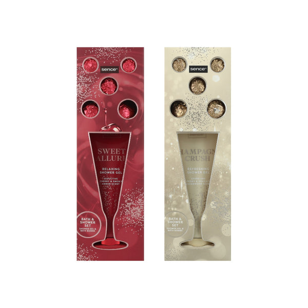 Sence Collection Night Luxe Shower Gel Set | 2 Pieces, Assorted