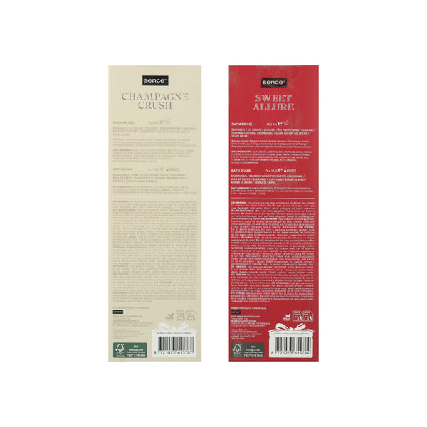 Sence Collection Night Luxe Shower Gel Set | 2 Pieces, Assorted