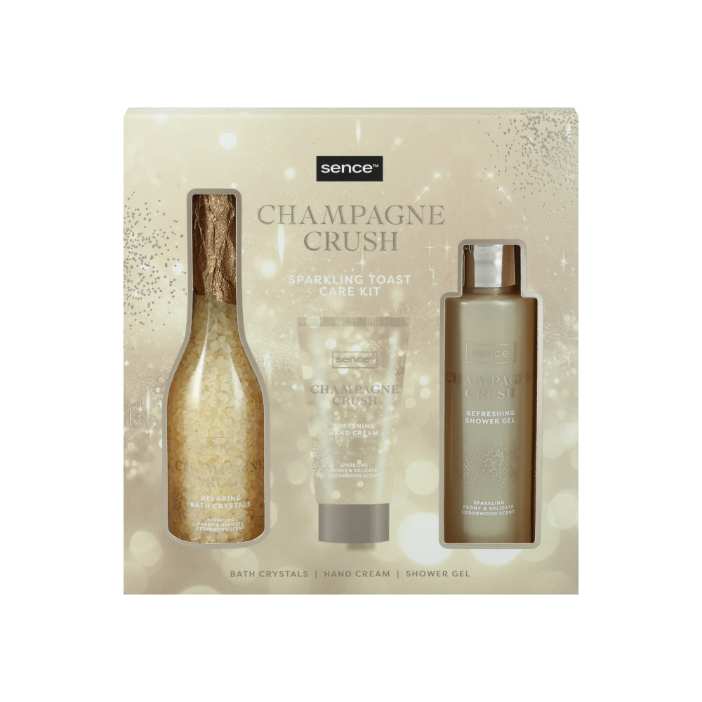 Sence Collecton Night Luxe Champagne Crush Gift Set | 3 Pieces