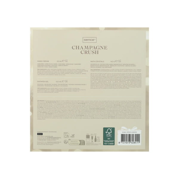 Sence Collecton Night Luxe Champagne Crush Gift Set | 3 Pieces
