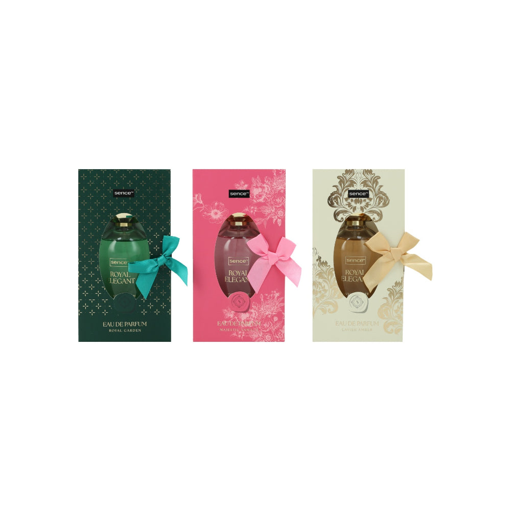 Sence Collecton Royal Elegant Perfume Gift Set | 100ml | 3 Assorted Scents