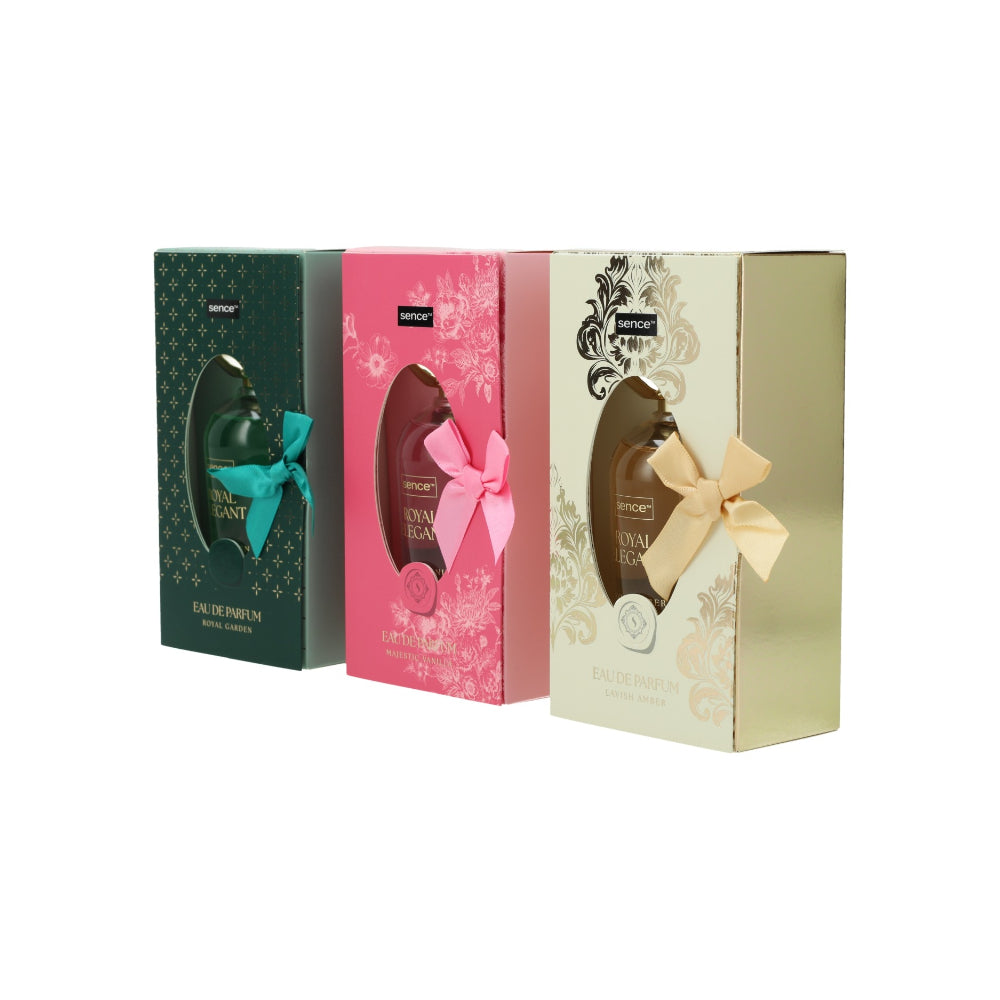 Sence Collecton Royal Elegant Perfume Gift Set | 100ml | 3 Assorted Scents