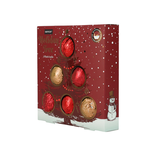 Sence Collecton Christmas List Bath Bomb Set | 6 Pieces, 45g