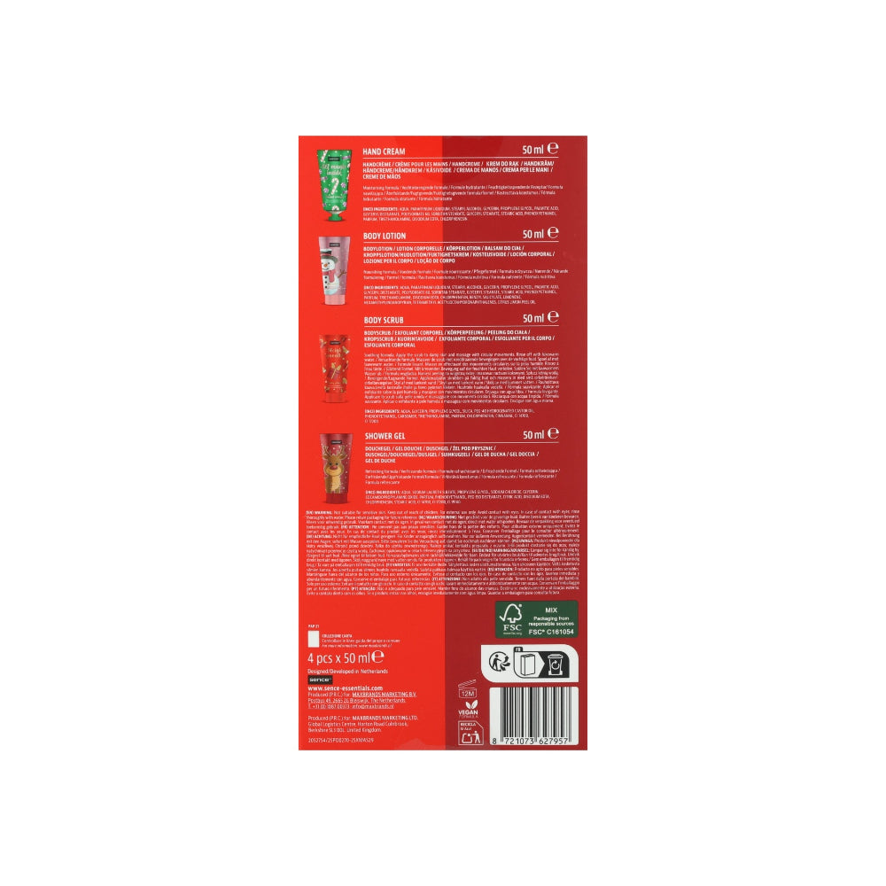 Sence Collection Christmas List Body Care Crackers | 4 Piece