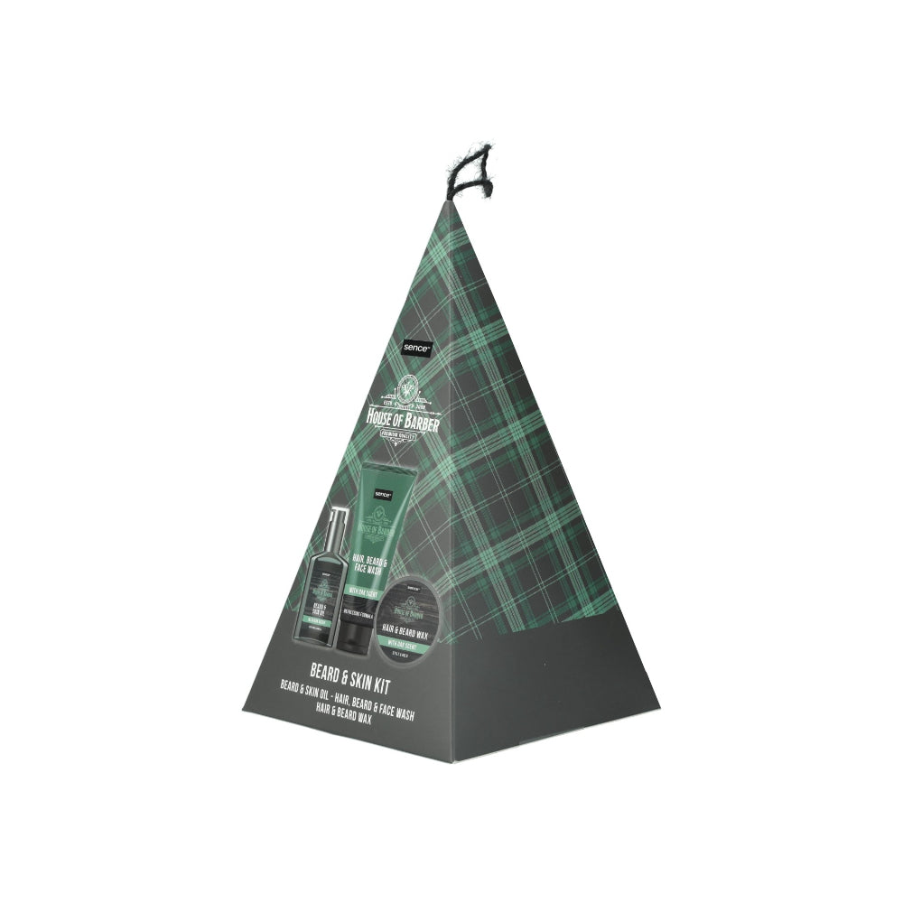 Sence Collecton House of Barber Beard and Skin Kit for Men | 3 Pieces