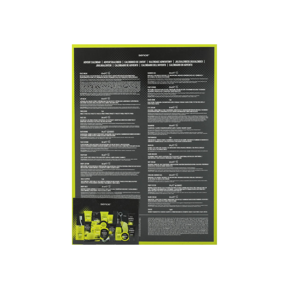 Sence Collecton for Men Active Sport Advent Calendar | 24 Pieces