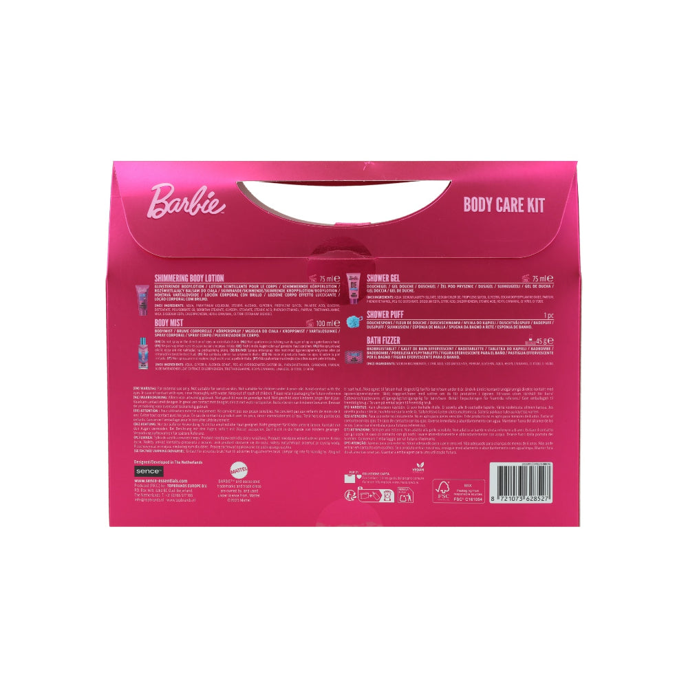 Mattel Barbie Pink Dreams Body Care Gift Set | 5 Piece, Pink