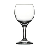 Bistro Stemmed Goblet Wine Glasses | Pack of 6, 29cl, Crystal Clear