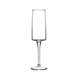 Iconic Champagne Flute Glasses | Set of 6, Crystal-Clear, Long Stem