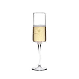 Iconic Champagne Flute Glasses | Set of 6, Crystal-Clear, Long Stem