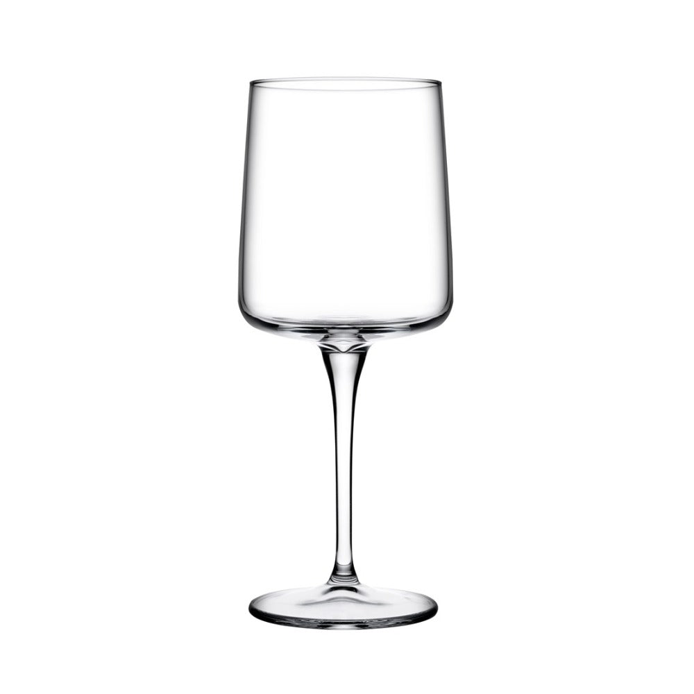 Iconic Red Wine Glass Set of 6 | 45cl Tall Clear Stemmed Goblets