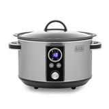 Black + Decker Digital Slow Cooker | 3.5L, Stainless Steel, LED Display