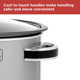 Black + Decker Digital Slow Cooker | 3.5L, Stainless Steel, LED Display