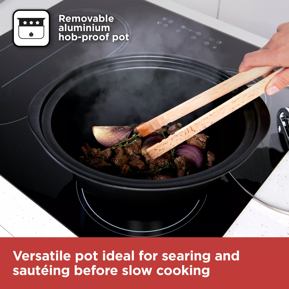 Black + Decker Digital Slow Cooker | 6.5L, Delay Start, Warm Setting