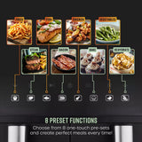 Swan Cyclonic Digital Dual Air Fryer | 7.6L, Dual Cooking Zones