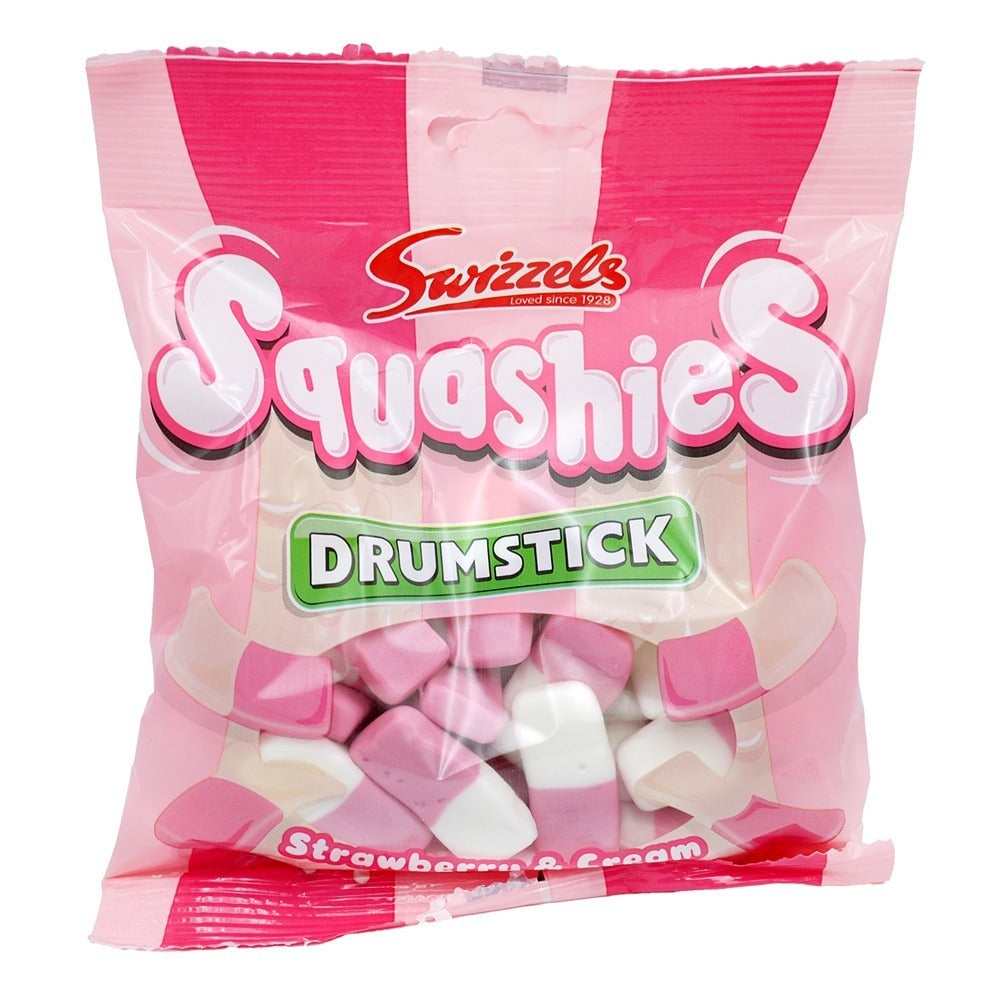 Squashies Strawberry & Cream - Soft Sweets - 150g