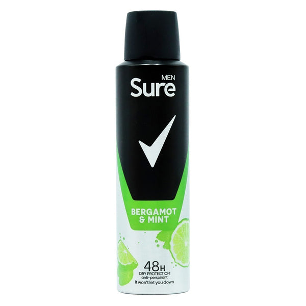 Sure Men Bergamot & Mint Deodorant - 150ml