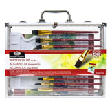 Royal & Langnickel Watercolour Aluminium Box Set | 32 Pieces, Carry Case, Palette