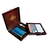 Royal & Langnickel 45 Piece Watercolour Set | Pans, Mixing Tray, Foldable Case