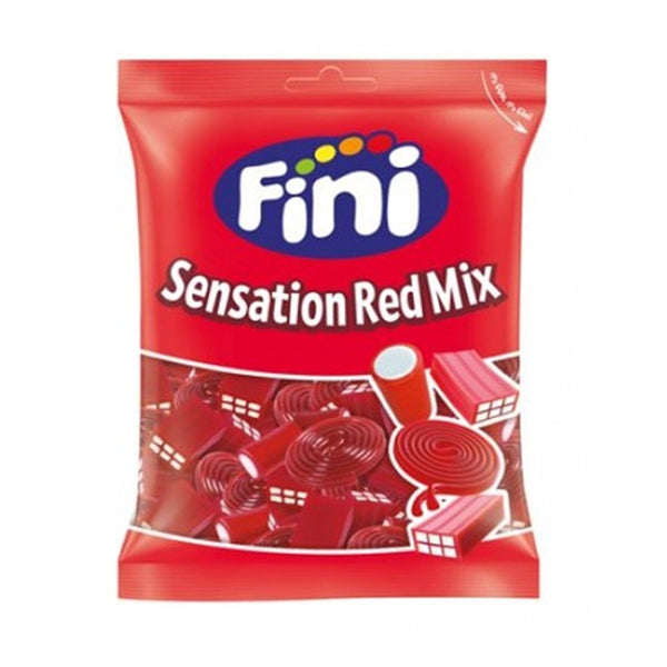 Fini Red Sensation Mix Assorted Sweets - Chewy Red Selection, 500g