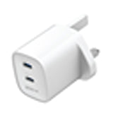 Groov-e 2 x USB-C 35W Mains Charger | Dual Ports, Smart Power, Fast Charge